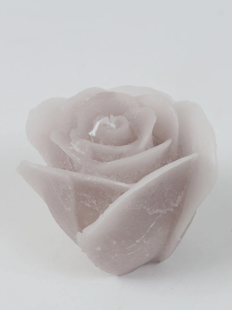 Inspire Me! Home Decor Ivory Rose Candle (3 Sizes)