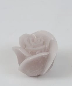 Inspire Me! Home Decor Ivory Rose Candle (3 Sizes)