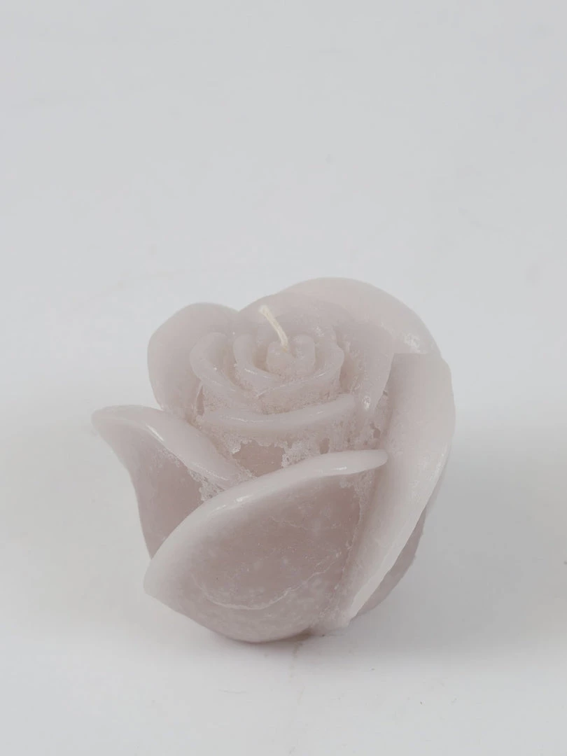 Inspire Me! Home Decor Ivory Rose Candle (3 Sizes)