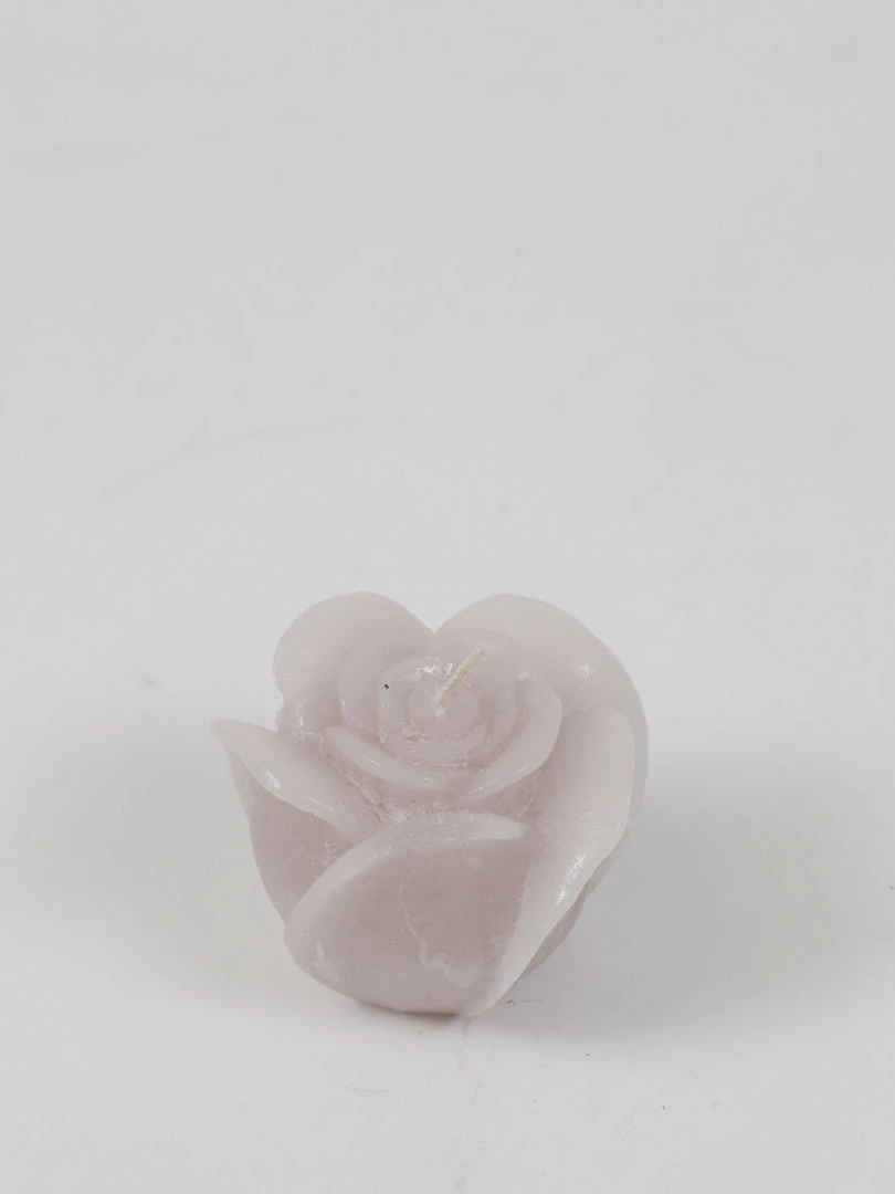 Inspire Me! Home Decor Ivory Rose Candle (3 Sizes)