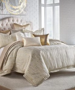 Cloud9d Naja Ivory Gold Duvet Set (2 Sizes)