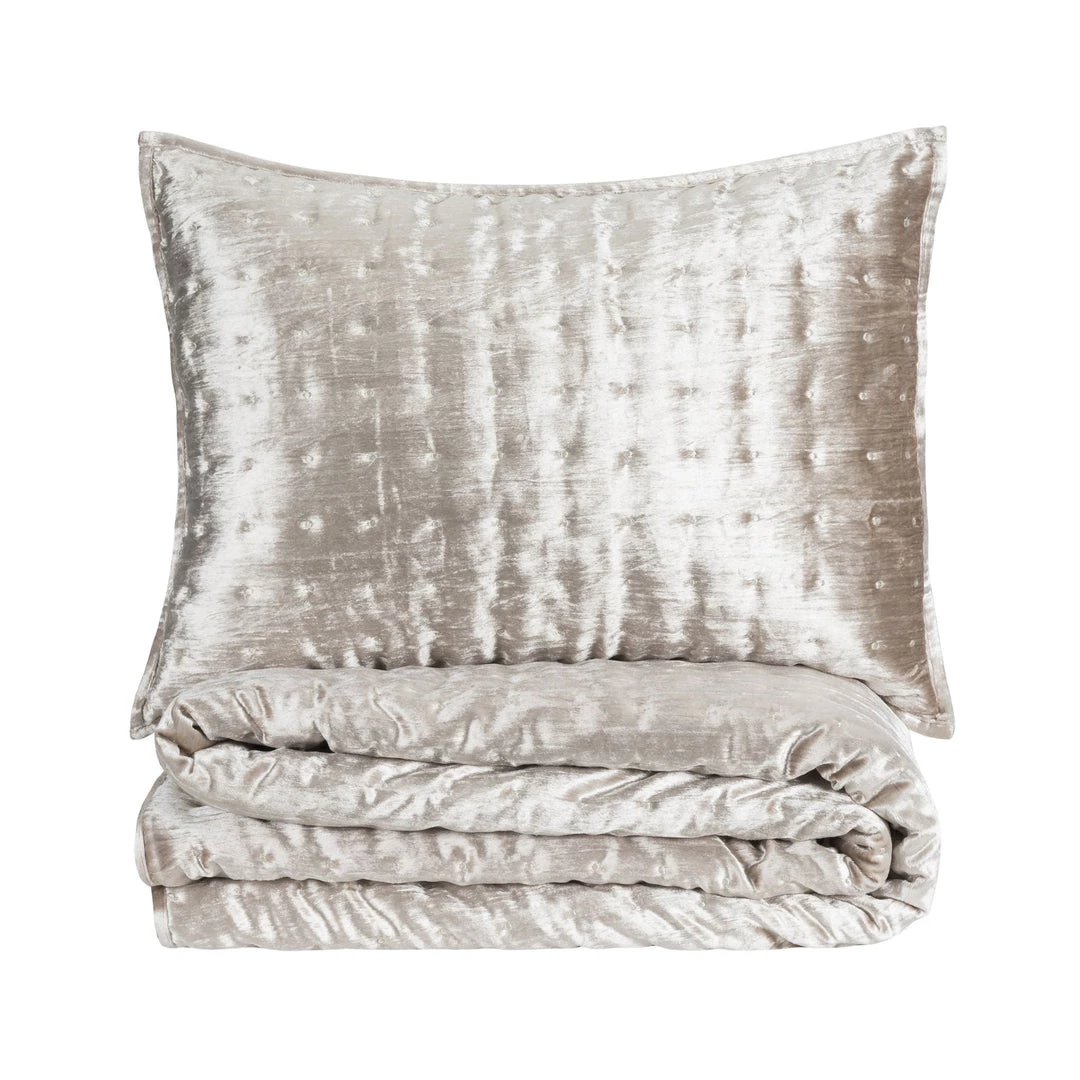 Cloud9d BEDDING Prato Beige Quilt Set (2 Sizes)