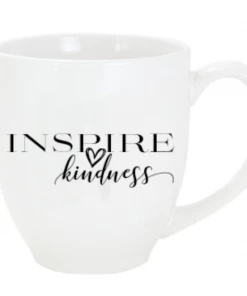 Inspire Me! Home Decor Inspire Kindness Bistro Mug (2 Text Colors)