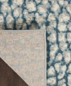 Nourison Inspire Me! Home Decor Joli Area Rug - Ivory/Blue/Grey (3 Sizes) PILLOWS, RUGS, & THROWS