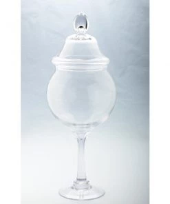Inspire Me! Home Decor Glass Stem Jar (2 Sizes) Jars