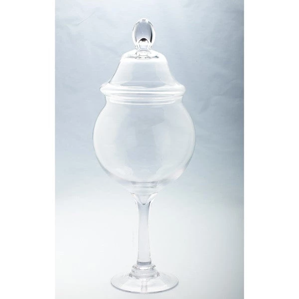 Inspire Me! Home Decor Glass Stem Jar (2 Sizes) Jars