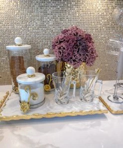 Inspire Me! Home Decor Large Hammered Gold Metallic Ceramic Planter Pot (5.75