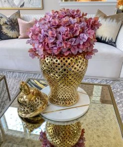 Inspire Me! Home Decor Light Mauve Hydrangea Stem (27.5"L)