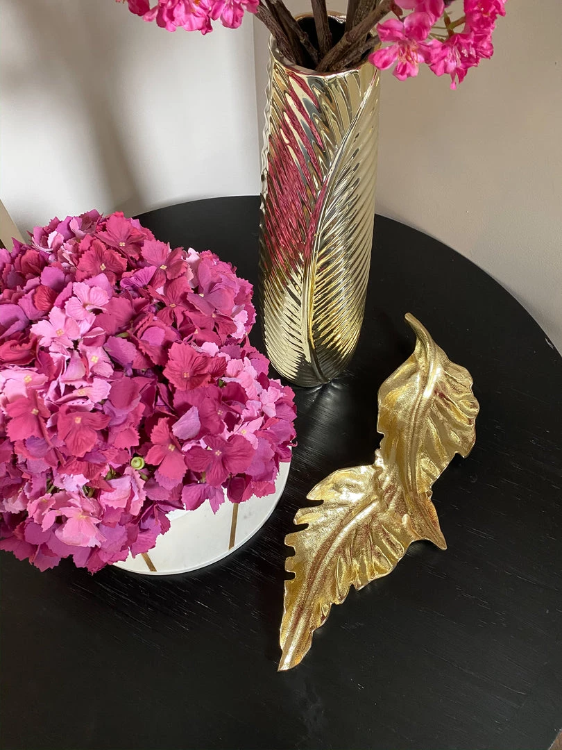 Inspire Me! Home Decor Double Metal Leaf Tray (2 Colors)