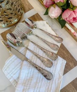 Inspire Me! Home Decor Silver Butterfly 20pc Flatware Set