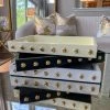 Inspire Me! Home Decor Studded Decorative Wood Trays (4 Colors)