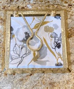 Inspire Me! Home Decor Glass And Gold Napkin Holder