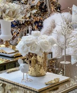 Inspire Me! Home Decor Studded Vase (2 Colors) Gold