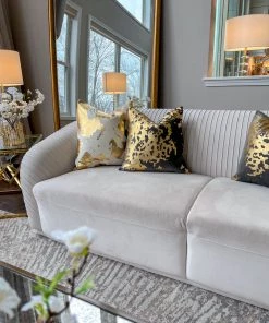 Cloud9d Elise Charcoal Gold Pillow - 20