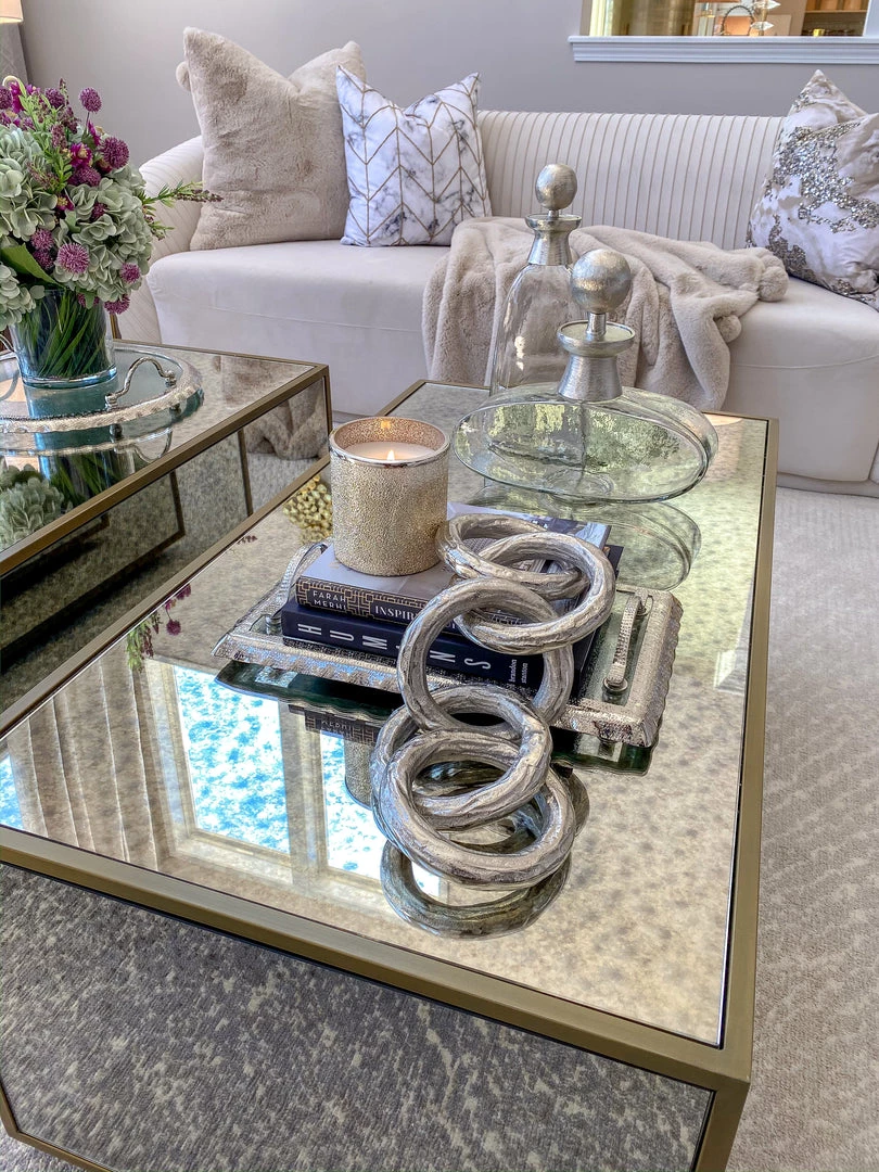 Inspire Me! Home Decor Glass Bottle With Silver Ball Stopper (2 Sizes)