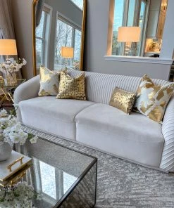 Cloud9d Becca Charcoal Gold Pillow - 14