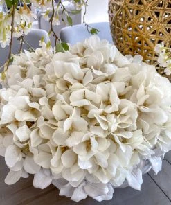 Inspire Me! Home Decor Ivory Hydrangea Stem (29