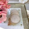 Inspire Me! Home Decor Glass Tray W/ Gold Corner Detail