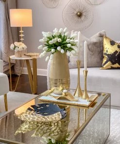 Inspire Me! Home Decor Black And Gold Decorative Plate