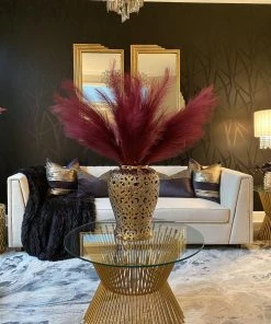 Inspire Me! Home Decor Light Feathered Pampa Grass Stem (4 Colors) Floral Stems