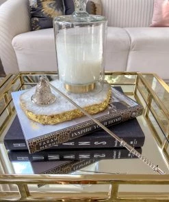 Inspire Me! Home Decor Silver Floral Candle Snuffer