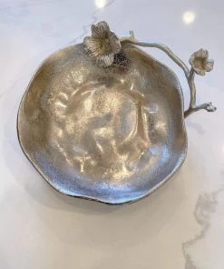 Inspire Me! Home Decor Metal Floral Bowl (2 Colors)