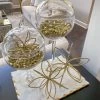 Inspire Me! Home Decor Gold Abstract Floral Tabletop Decor (3 Sizes)