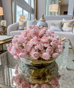 Inspire Me! Home Decor Floral Stems Mini Ranunculus Bundle (3 Colors)