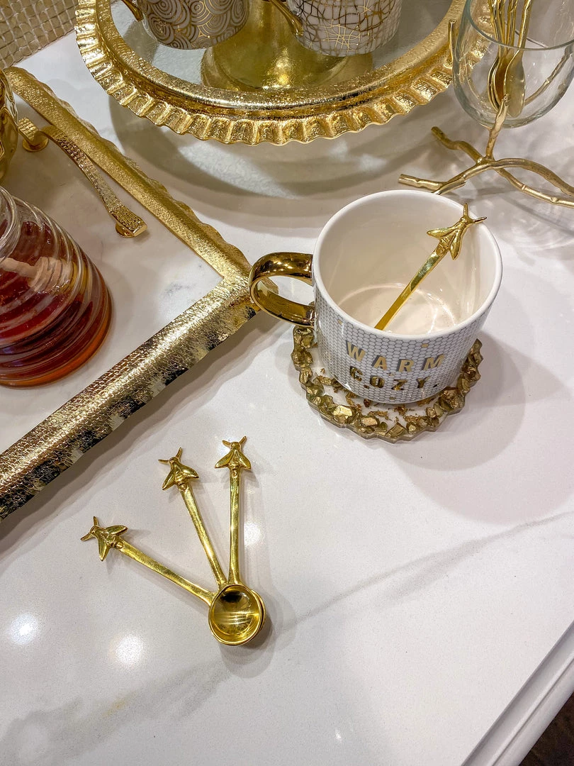 Inspire Me! Home Decor Gold Bee Tea Spoon