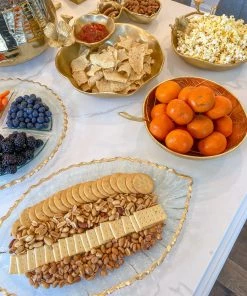 Inspire Me! Home Decor Golden Leaf Bowl