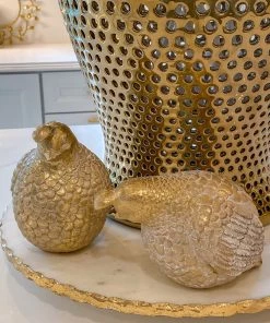 Inspire Me! Home Decor Pair Of Champagne Partridges Set Of Two