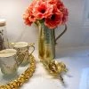 Inspire Me! Home Decor Gold Hammered Texture Pitcher (2 Sizes)