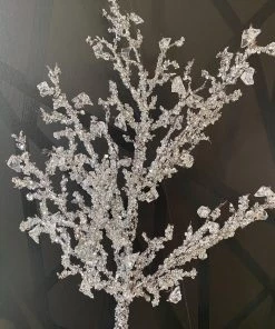 Inspire Me! Home Decor Silver Icicle Branch Floral Stems