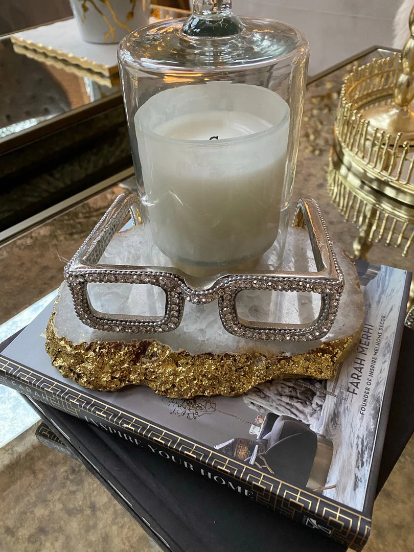 Inspire Me! Home Decor Jeweled Decorative Eyeglass (2 Colors)