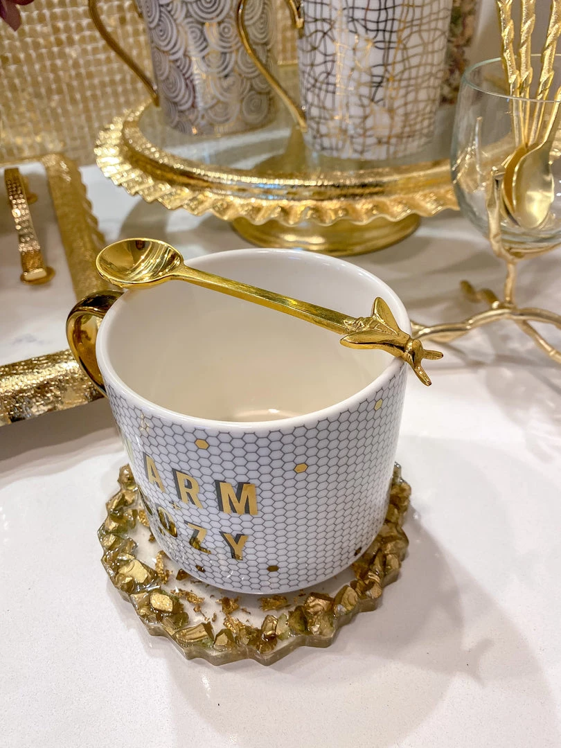 Inspire Me! Home Decor Gold Bee Tea Spoon