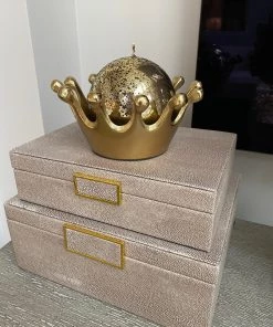 Inspire Me! Home Decor Gold Orb Candles (2 Sizes)