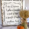 Inspire Me! Home Decor Whitewash "Family Recipe" Wall Plaque WALL ART & MIRRORS