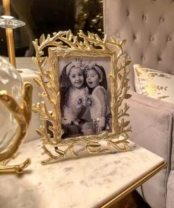 Inspire Me! Home Decor Picture Frames Golden Branch Photo Frame