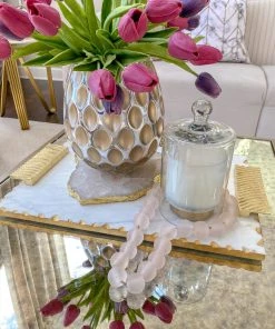 Inspire Me! Home Decor Soft Pink Glass Beads