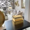 Inspire Me! Home Decor Gold Leaf Lacquer Decorative Box (2 Sizes)