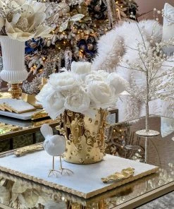 Inspire Me! Home Decor Studded Vase (2 Colors) Gold