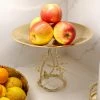 Inspire Me! Home Decor Gold Bowl On Leaf Base