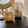 Inspire Me! Home Decor Gold Jeweled Votive (2 Sizes)