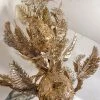 Inspire Me! Home Decor Metallic Gold Fern Spray