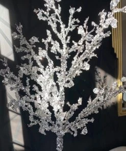 Inspire Me! Home Decor Silver Icicle Branch Floral Stems