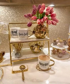 Inspire Me! Home Decor Gold Mom Fuel Mug