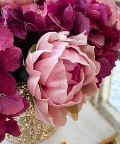 Inspire Me! Home Decor Real-Touch Peony Stem (3 Colors)