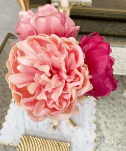 Inspire Me! Home Decor Real-Touch Full Peony Stems (3 Colors)