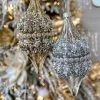 Inspire Me! Home Decor Glass Drop Ornaments (2 Colors)