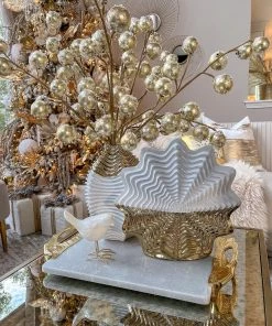 Inspire Me! Home Decor Gold Pearl Orb Spray